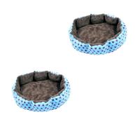 SUPVOX 2pcs Cotton Octagonal Bed for Dogs and Cats Non-woven Base Removable Mat for Easy Cleaning Suitable for Pets