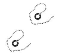 SUPVOX 2pcs Cymbal Chain Extension Metal Cymbal Accessory for Drum Kits Prolong Sound Effect for Jazz Drums Smooth and Shiny Finish for Rides and Crashes