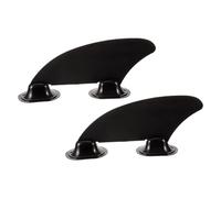 SUPVOX 2pcs Detachable Replacement Fins for Inflatable Paddleboard Kayak Accessories Wear-resistant Plastic Surfboard Fins for Enhanced Stability and Improved Navigation Water