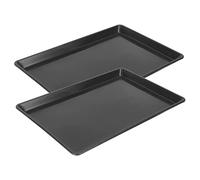 SUPVOX 2pcs Dog Crate Litter Tray Small Animal Indoor Cage Bottom Dog Urine Tray Parrot Toilet Pan Bunny Potty