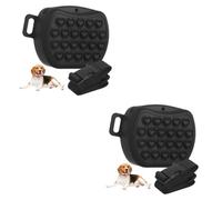 SUPVOX 2pcs Dog Treat Snack Pouch Silicone Training Bag Magnetic Closure for Pet Treats Sealed Design for Freshness for Outdoor Training and Walks