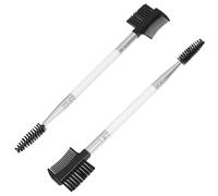 SUPVOX 2pcs Double-Head Dog Eye Brush Soft Bristles Tear Comb for Dog Grooming and Flea Removal PET Eye Cleaning Comb for Small and Cats
