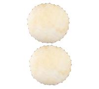 SUPVOX 2pcs Drum Head Replacement Leather Drum Skin Musical Instrument Accessories Sound Quality Improvement
