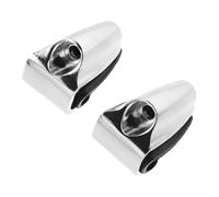 SUPVOX 2pcs Drum Set Accessories Metal Bass Drum Claw Hooks Rubber Pads for Drumming Harness Wall Mount Hooks