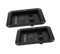 SUPVOX 2pcs Dual Speaker Connector Plate Audio Wiring Back Panel for Stage Speakers Easy Installation Junction Box for Sound Transmission