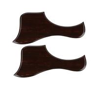 SUPVOX 2pcs Duck Shaped Acoustic Guitar Pickguards with Wood Grain Texture Self Adhesive Scratch Protection Plates for Ukulele and Guitar Accessories Durable Decorative Scratch Guards
