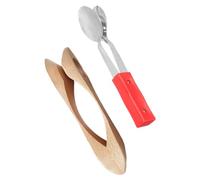SUPVOX 2pcs Early Musical Education Wooden Wind Spoon Metronome Musical Spoons for Boys and Girls Adult Percussion Instrument