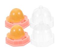 SUPVOX 2pcs Edible Catnip Lollipop Vitamin Pudding Cat Mint Balls Candy Chew for Cats Kittens Relaxation Snack Healthy Tongue Exercise