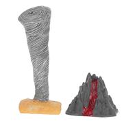 SUPVOX 2pcs Education for Teaching Natural Disasters Classrooms Home Learning for Sand Table Setups and Creative Displays
