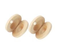SUPVOX 2pcs Educational Musical Instruments Wood Castanets for Coordination Intelligence Development