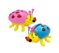 SUPVOX 2pcs Electric Ladybird for Cartoon Music and Light Educational Insect Safe Reusable Material with Smooth Edges Interactive Early Learning Boys