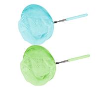 SUPVOX 2PCS Extendable Fishing Net with Telescopic Handle Lightweight Outdoor Garden for Catching Bugs Insects Butterflies and Small Fish Random Color Random Color