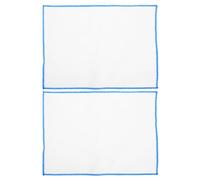 SUPVOX 2pcs Flute Cleaning Cloth Cotton Gauze Soft for Flute Interior Exterior Maintenance Brass Instrument Care