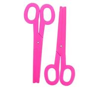 SUPVOX 2pcs Giant Clown Scissors Stage Prop Lightweight Plastic Theater Accessory for Halloween Circus Parties Photo Booths with Ergonomic Comfortable Grip