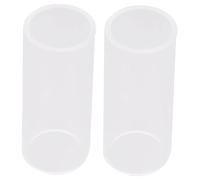 SUPVOX 2pcs Glass Guitar Slides Multifunctional Slide Picks for Guitar Players Unusual for Guitarists