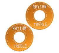 SUPVOX 2pcs Gold Metal Guitar Toggle Switch Washer Plate for Rhythm Treble Electric Guitar Rings Easy Installation Gaskets for Stable Performance and Tone