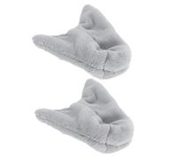 SUPVOX 2pcs Grey Medium Bird Plush Blanket and Parrot Warm Sleeping Shawl Nest for Winter Bird House Suitable for Parakeets and Cockatiels