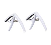 SUPVOX 2pcs Guitar Capo for Acoustic and Electric Guitars Spring-loaded Clamp Capo Easy to Use Adjust for Guitarists