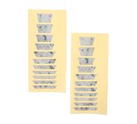 SUPVOX 2pcs Guitar Fretboard Stickers Guitar Chord Practice Tool for Beginners Fretboard Decals for Acoustic Electric Music Accessories for Learning