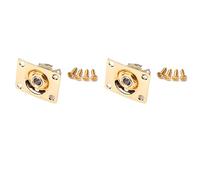 SUPVOX 2pcs Guitar Jack Plate Socket Screws for Electric Guitar Bass for Pickup Output Jack Plug Installation
