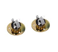 SUPVOX 2pcs Guitar Mount Socket Full-contact Output Jack Socket Guitar Input Jack for Electric Bass