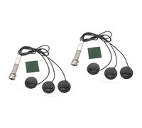 SUPVOX 2pcs Guitar Pickup No Drilling Required Lightweight Piezoelectric System for Acoustic Instruments Includes Adhesive Kit for Easy Installation Compatible Ukulele Banjo Violin and