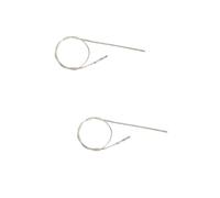 SUPVOX 2pcs Guitar Pickup Stick Passive Piezo Pickup Saddle for Acoustic Guitar Pkp01