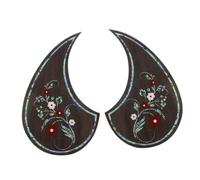 SUPVOX 2pcs Guitar Protective Pickguard Sticker Plastic Anti-scratch Plate with Creative Appearance Design for Acoustic Guitar Simple and Convenient Use