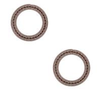 SUPVOX 2pcs Guitar Rosette Curved Strips Sound Hole Decal Guitar Inlay Stickers for Acoustic Decals Inlay for Classical