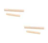 SUPVOX 2pcs Guitar Saddle and Nut Kit for Ukulele Bone Replacement Bridge Saddle and Nut for Guitar Accessory for String Instrument Repair