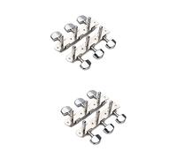 SUPVOX 2pcs Guitar Tuning Key Pegs Metal Square Button Acoustic Guitar Tuner a Tuning String