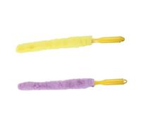 SUPVOX 2pcs Guzheng Cleaning Brush Soft Bristle Hard Bristle Professional for Guqin Instruments Random Color