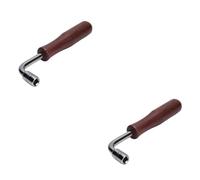 SUPVOX 2pcs Guzheng Tuner Spanner Ratchet Spanner Hardwood Handle Soundhole Tuner for String Instrument