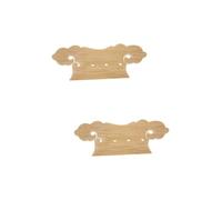SUPVOX 2pcs Handmade Bamboo Lute Bridge Tailpiece Replacement Part for Pipa Strong Tailpiece for Sound Quality Improvement Luthier Tool