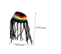 SUPVOX 2pcs Handmade Crochet Pet Hat for Small Animals Breathable Knitted Bunny Costume Hat for Cats Dogs Braided Style Halloween Party Accessory Comfortable and Easy to Wear