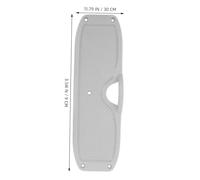 SUPVOX 2pcs Heavy Duty Plastic Transom Plate Outboard Mounting Bracket for Inflatable Boats Kayaks Canoes Durable Motor Support for Stable Engine Performance in Water Sports