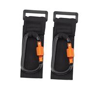 SUPVOX 2Pcs Heavy Duty Stroller Hooks with Lock Portable D-Shaped Bag Clips Organizer for Diaper Bags Backpacks and Shopping Pushchair Hangers for Outdoor Use