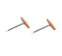 SUPVOX 2pcs Heavy Duty T-handle Tapered Pin Hole Drilling Tool for Guitar Bridge Woodworker Cutting Instrument Comfortable Grip