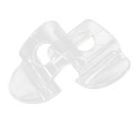 SUPVOX 2pcs Horizontal Blind Clip Handles Bottom Rail Clamp for Cordless Venetian Blinds Replacement Spare Parts Suitable for Window Treatment Hardware