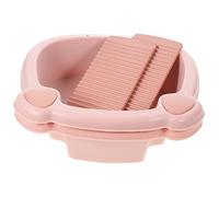 SUPVOX 2pcs Household Laundry Basin Washboard Newborn Washing Basin Compact Non-Slip Safe for Daily Laundry