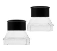 SUPVOX 2Pcs Insect Viewer Magnifier Outdoor Container for Nature Exploration Science Learning Plastic Case for Catching and Observing Small Creatures