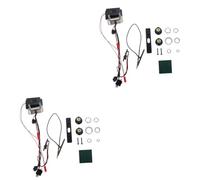 SUPVOX 2pcs Jack Bridge Pickup Eq Amplifier Set Music Instrument Accessory for Violin Pickup Electric Violin Full