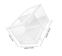 SUPVOX 2pcs Large Aquarium Fish Breeding Box with Divider and Suction Cup Fish Hatchery Isolation Net for Tank Fry Protection and Separation Visible Incubator for Improved Survival Rates