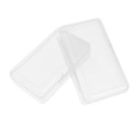 SUPVOX 2pcs Large Capacity Plastic Pencil Case for School and Office Use