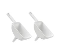 SUPVOX 2pcs Large Mouth Plastic Funnels with Handle for Wine, Oil, Vinegar Transfer - Multifunctional Kitchen Liquid Funnels for Home Cooking and Seasoning