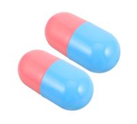 SUPVOX 2pcs Large Plastic Keepsake Capsules Storage Box Reusable Memory Containers for Weddings Graduations Birthdays Safe Secure Plastic Memorial Capsule for Preservation
