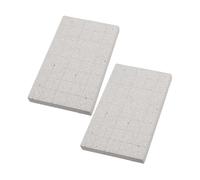 SUPVOX 2PCS Lava Grinding Pads for Small Animals Chew Rock Nail Filing Tool for Rabbits Guinea Pigs Hedgehogs Durable Foot Pad Scratch Board for Pet Care