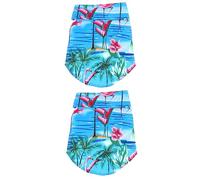 SUPVOX 2pcs Lovely Pet Dog Printed Shirt Dress for Dogs Creative Puppy Clothes for Home and Outdoor Use Outfit for Everyday Wear