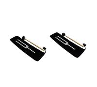 SUPVOX 2pcs Medical Tuning Fork Vibration Health Tool Aluminum Alloy for Hearing Evaluation Clinical Grade