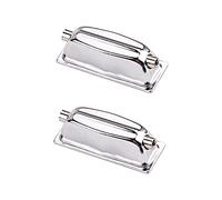 SUPVOX 2pcs Metal Drum Hook Double-end Lug Snare Drum Lug Silver Strong Replacement Parts for Marching Percussion Use